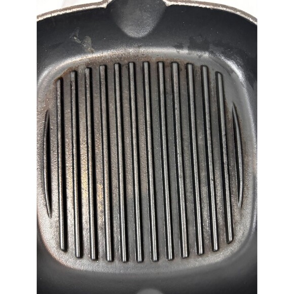 Blue Cast Iron Grill Pan 10.5” Ribbed Square Skillet - Picture 9 of 9